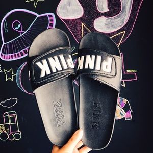 BLACK SLIDES FROM PINK